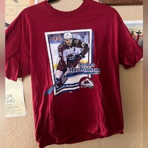 nathan mackinnon avalanche tee